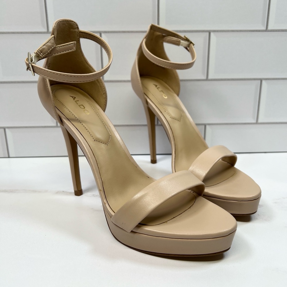 Aldo Stiletto High Heels Beige